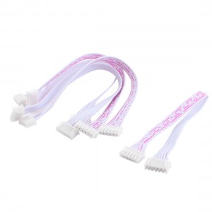 5 Pcs 2.54mm Pitch 6-Pin Male JST-XH Plug Connector Extension Lead 20cm