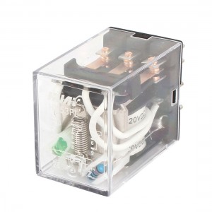 HH53PL DC 220V Coil 11-Pin 3PDT Green LED Electromagnetic Relay