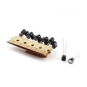 20 Pcs 100uF 10V Radial Leads Aluminum Electrolytic Capacitors 6x5mm