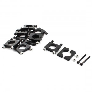 10Pcs 12mm Aluminum Clamp Clip for Carbon Fiber Tube RC Quadcopter Hexrcopter