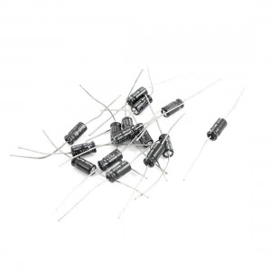 6.5mm x 13mm 5V 68UF Axial Aluminium Electrolytic Capacitor 15 Pcs