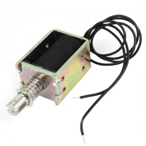 DC 12V Pull Type 10mm 400g Linear Solenoid Electromagnet 11.07W