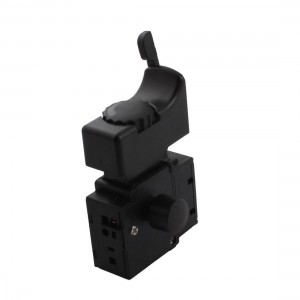FA2-6/1BEK SPDT Lock on Power Tool Trigger Button Switch Black AC250V 6A