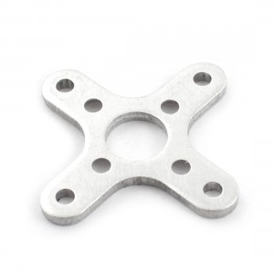 RC Airplane Helicopter Spare Parts Motor Mount Adapter Silver Tone