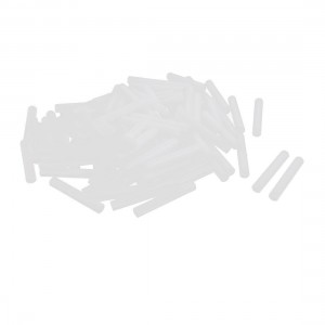 100Pcs 6x40mm PCB Test Flat End Fixture Parts Plate POM Stand Fixed Rod White