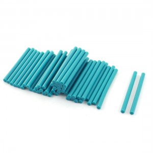 50 Pcs Teal Hot Melt Glue Gun Adhesive Sticks 7mm x 100mm