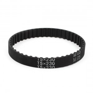 T5x230 46 Teeth 10mm Width Rubber Drying Machine Timing Belt Black