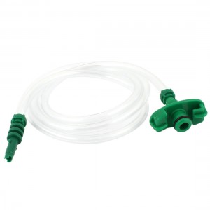 Clear Air Tube 5cc 5ml Glue Adhesive Dispenser Syringe Connector Adapter