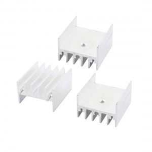 3 x Radiator Fin Cooling Heatsink 23x10x25mm w Needle for PCB Board