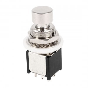 ST6PX02M DPDT 6Pin True Bypass Guitar Effects Pedal Footswitch AC 125V 4A