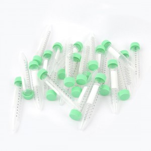 Green Threaded Caps Centrifuge Tube Microcentrifuge 15ml 0.5oz 25 Pcs