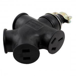 AC 125-250V 15A 2 Pin US USA 3 Pin AU 4 Outlet Rewirable Socket Connector