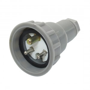 AC 250V 10A Plastic Housing 3P Waterproof Marine Plug CTF2-3