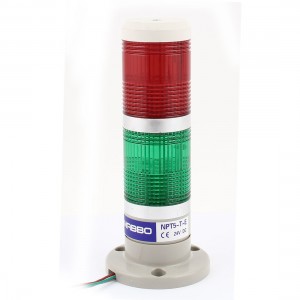 Industrial DC 24V Red Green Flash Signal Tower Light Warning Indicator Lamp