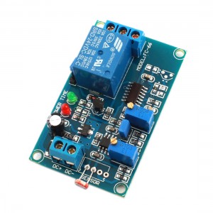 DC24V 1CH Photoresistor Sensor Time Delay Green Relay Module for Photoswitch