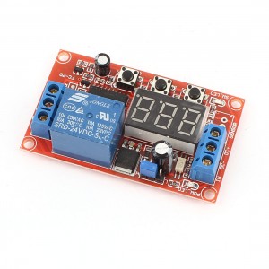 Digital Display Relay Cycle Timer Module PLC Home Automation Delay DC 24V