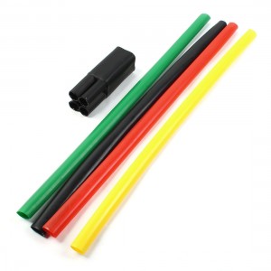 1KV 25-50mm2 Multi Color Heat Shrinkable Bushing 4 Way Heatshrink Breakout Boot