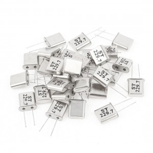 30 Pieces 229.7Mhz 229.700M Passive Quartz Crystal Oscillator Silver Tone HC-49U