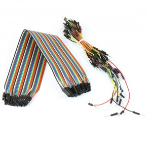 40P F/F Jumper Wire + 75pcs Male to Male Breadboard Connector Test Line