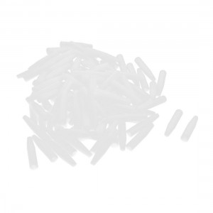 100Pcs 6x30mm Tapered Tip PCB Test Fixture Parts Plate POM Stand Holder White