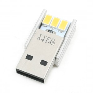 Nature White LED Lamp USB SMD Night Light Board w Heat Sink