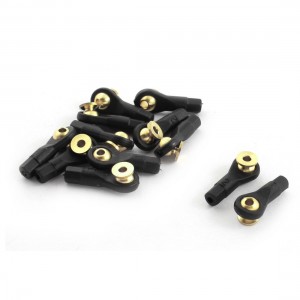12Pcs RC Car Spare Parts Tie Rod Ends Brass Ball Link 2x2x19mm
