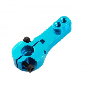 RC Model Airplane 25T MG995 S3003 Servo Horn Rocker Arm Half Size Blue