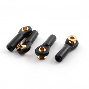 4Pcs RC Car Spare Parts Tie Rod Ends Brass Ball Link 3x3x27mm