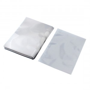 50pcs 14cmx20cm Clear Gray Open Top Antistatic Shielding Bags for PCB Board