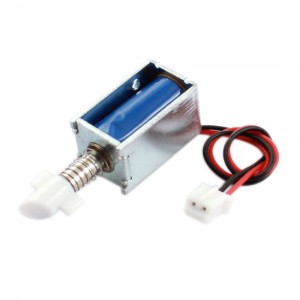 DC 6V 0.42A 2.57W 3mm 20g Pull Spring Plunger Solenoid Electromagnet