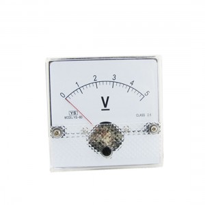 DC 5V Square Analog Volt Voltmeter Panel Meter Gauge