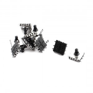 10Pcs PCB Board SMT SMD 5 Position Push Button Switch Momentary 10x10x9mm