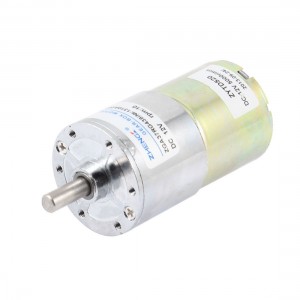 DC 12V 10RPM 6mm Shaft Dia Cylindrical Magnetic Electric Geared Box Motor
