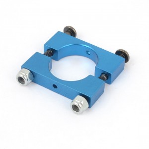 Carbon Fiber Tube Quadcopter Hexacopter Octocopter 14mm Blue Aluminum Clamp