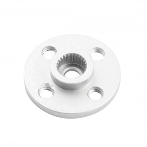 Silver Tone CNC Aluminium Servo Horn Rocker Arm 25 Teeth for MG945 S3003 Motor