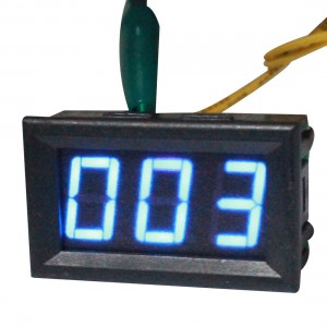 Blue 3-Bits LED Digital Display Panel Guage Voltmeter Voltage Meter AC12V-380V