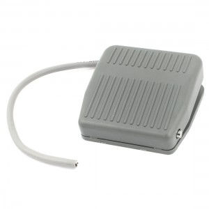 Gray Nonslip Surface Power Treadle Foot Pedal Switch Ui 380V Ith 15A SPDT NO