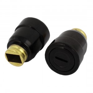 2 Pieces 11mm x 7mm Rectangle Hole Carbon Brush Holder Caps Cover