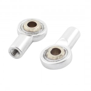 2Pcs Silver Tone Metal Rod End Spherical Brass Ball Joints 3x5x18mm for RC Car