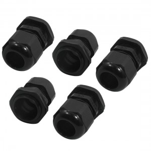 5Pcs PG21 13-18mm 28mm Thread Waterproof Plastic Wire Fixing Cable Gland