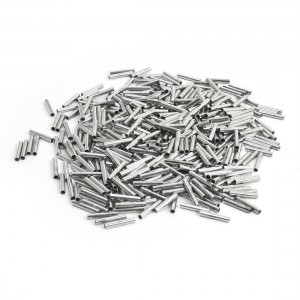 500 Pcs Tubular EN1008 Model Tube Bare Terminal 18AWG Electric Wire Connector