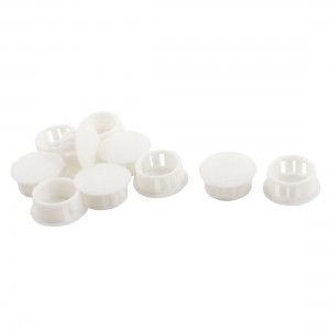10Pcs SKT-19 Insulated Plastic Snap in Locking Hole Plug Harness 19mm Dia