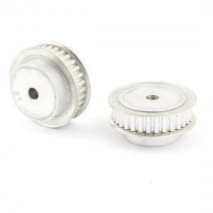 2 Pcs Stainless Steel XL Type 32T 32 Teeth 8mm Diameter Bore Timing Belt Pulley