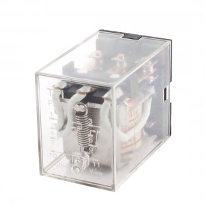 DC24V Coil Voltage 11Pin Pluggable Terminal 3PDT Power Relay