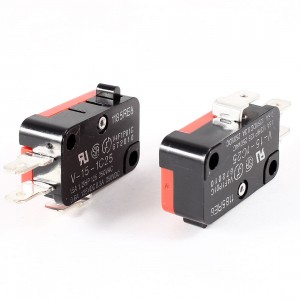 15A 250VAC V-15-1C25 Push Button SPDT 1NO 1NC Micro Switch 2 Pcs