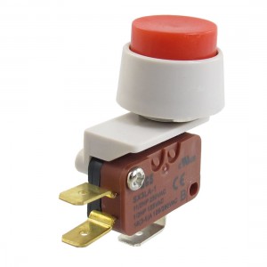 Red Push Button Momentary SPDT 1NO 1NC Miniature Micro Switch