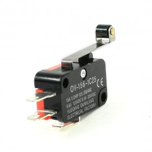 OV-156-1C25 Micro Limit Switch Long Hinge Roller Lever Arm SPDT Snap Action LOT