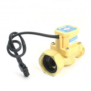 3/4PT Male to 1PT Female Thread Water Heater Flow Sensor Flowmeter 0.75-5L/Min