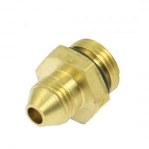 Male Threaded High Press Washer Brass Hose Adapter Gold Tone