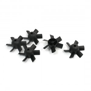 5PCS RC Airplane Parts Plastic 6 Blades Ducted Fan Propellers 50mm